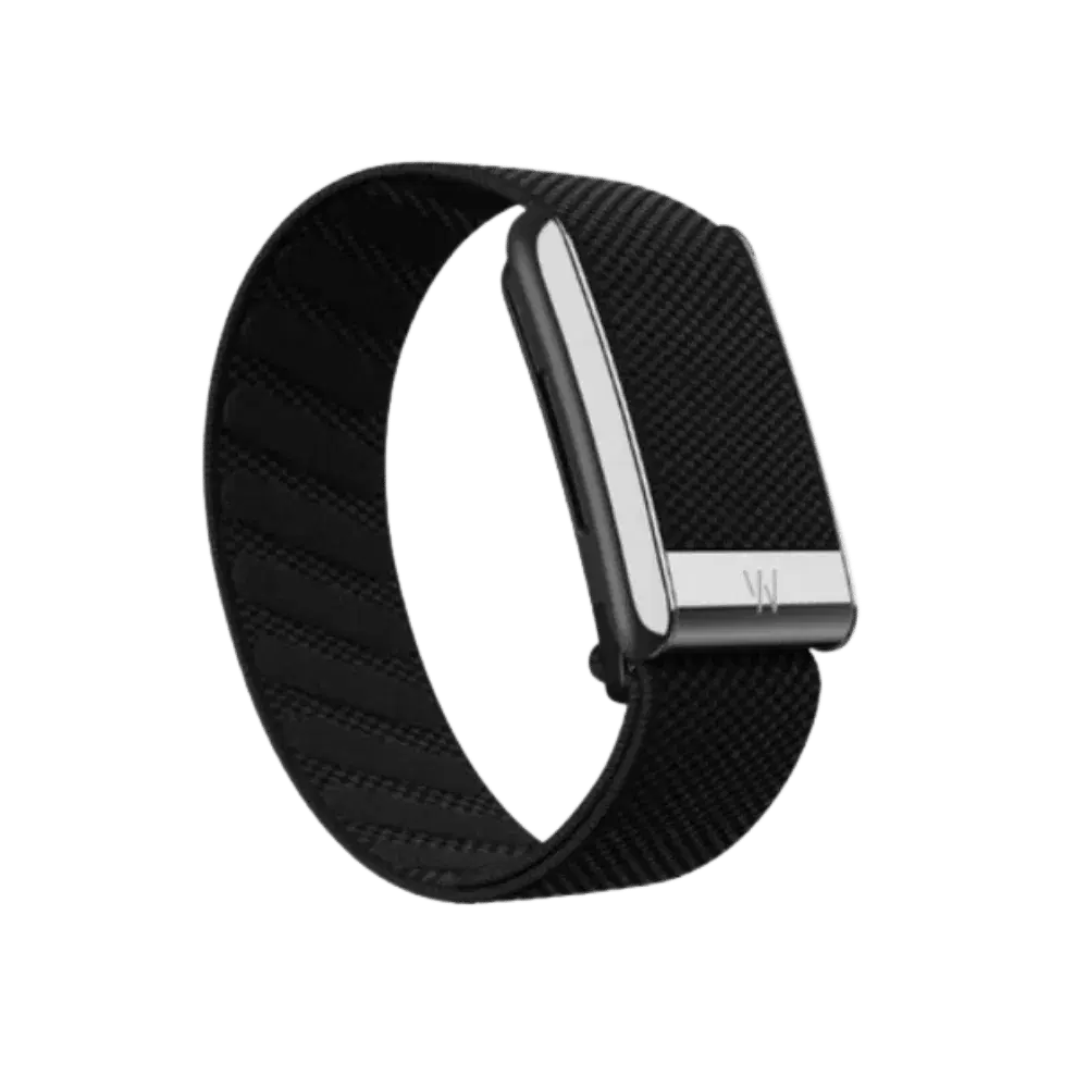 Whoop 5.0/ MG Life Superknit Luxe Obsidian with Titanium Band (Strap Only)