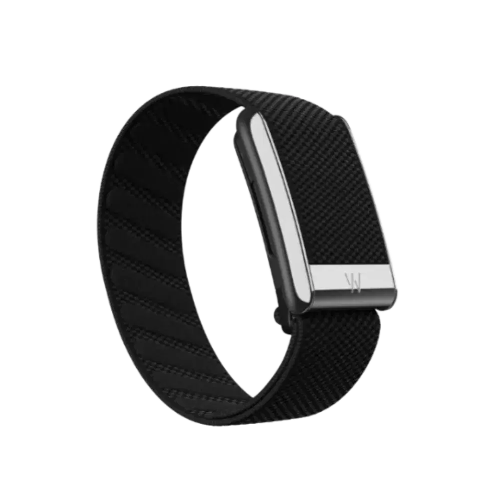 Whoop 5.0/ MG Life Superknit Luxe Obsidian with Titanium Band (Strap Only)