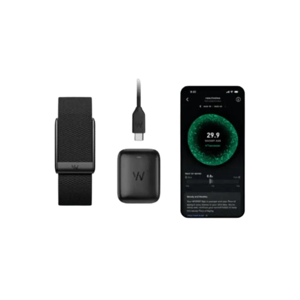 Whoop 5.0 Peak Coreknit Jet Black Band (12 Month Subscription Included)