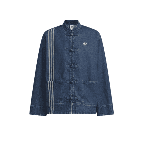 Adidas CTT Oversized Chinese Track Top 3.0 Jacket Medium Blue Denim