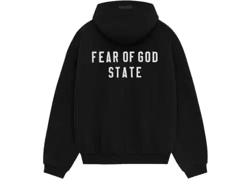 Fear of God Essentials Heavy Fleece Fullzip HoodieBlack