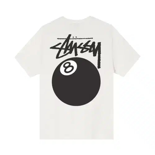 Stussy 8 Ball Pigment Dyed Tee 'Natural'