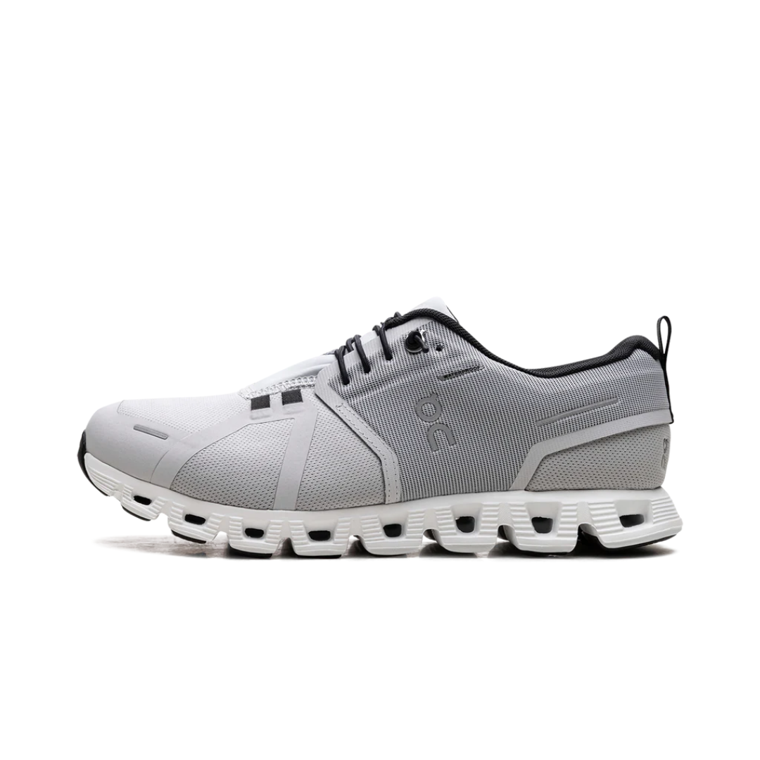 On Running Cloud 5 Waterproof Glacier Grey White