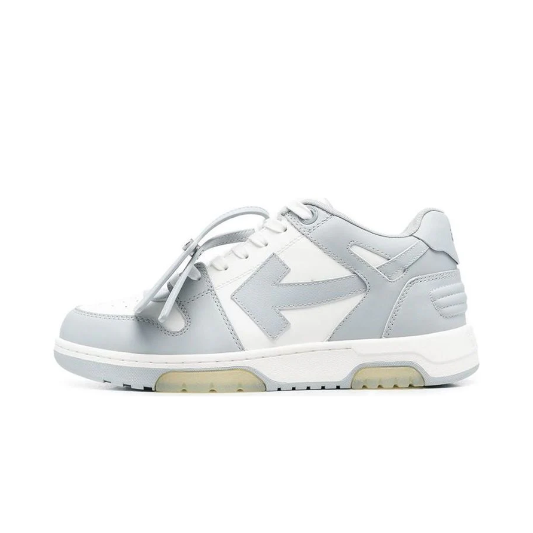 OFF-WHITE Out Of Office OOO Low Tops Grey White (2022)