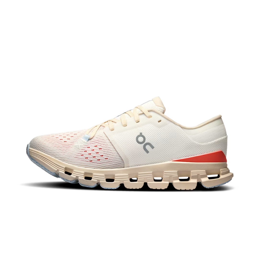 On Running Cloud X 4 Ivory Salmon (W)
