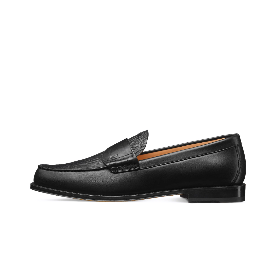 Dior Granville Loafer Black Smooth Calfskin and Black Dior Gravity Leather