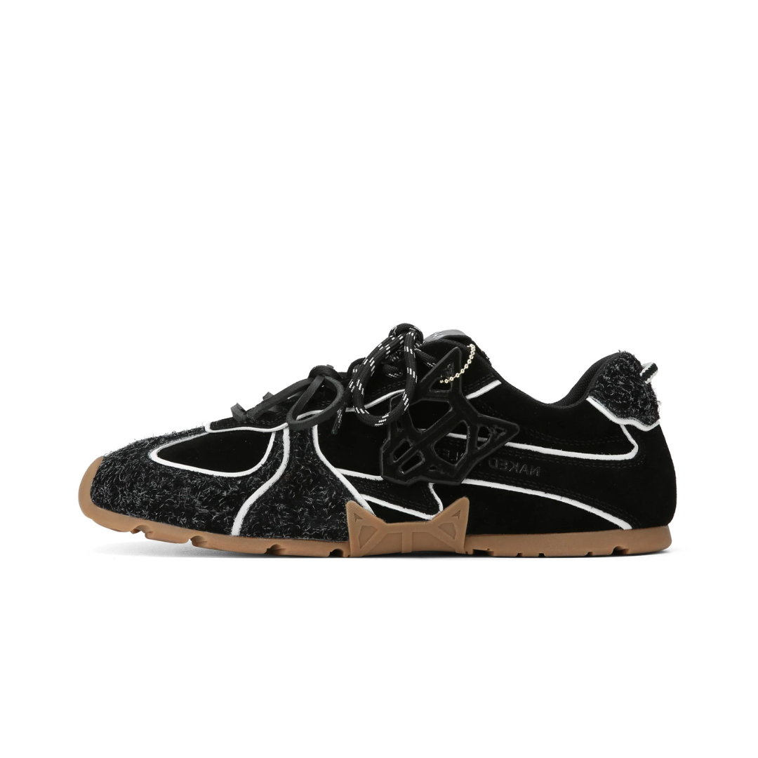 NAKED WOLFE Ace Black Suede