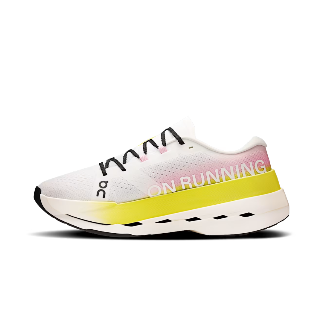 On Running Cloudboom Max Lime Raspberry