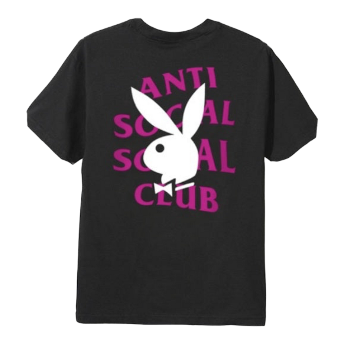 Anti Social Social Club x Playboy Remix BLack T-shirt