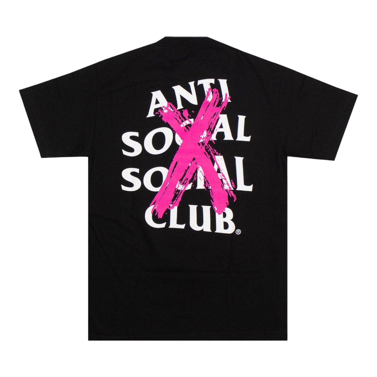 Anti Social Club CANCELLED T-SHIRT PINK BLACK