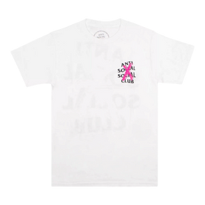 Anti Social Club Cancelled T-Shirt Pink White