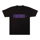 Vlone Friends T-Shirt 'Black/Purple'