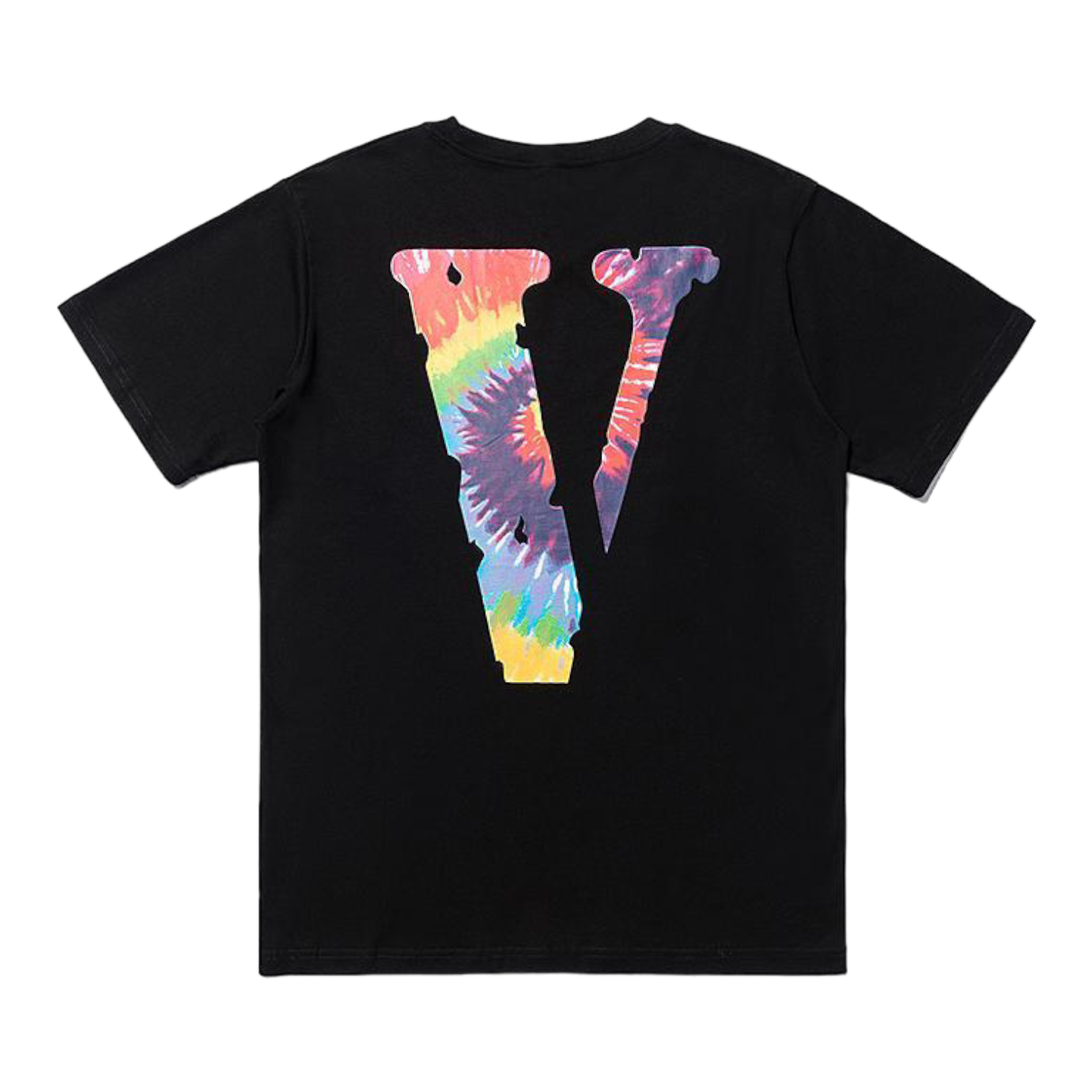 Vlone 21SS Vlone Tie Dye Rainbow Friends Tee - BLACK