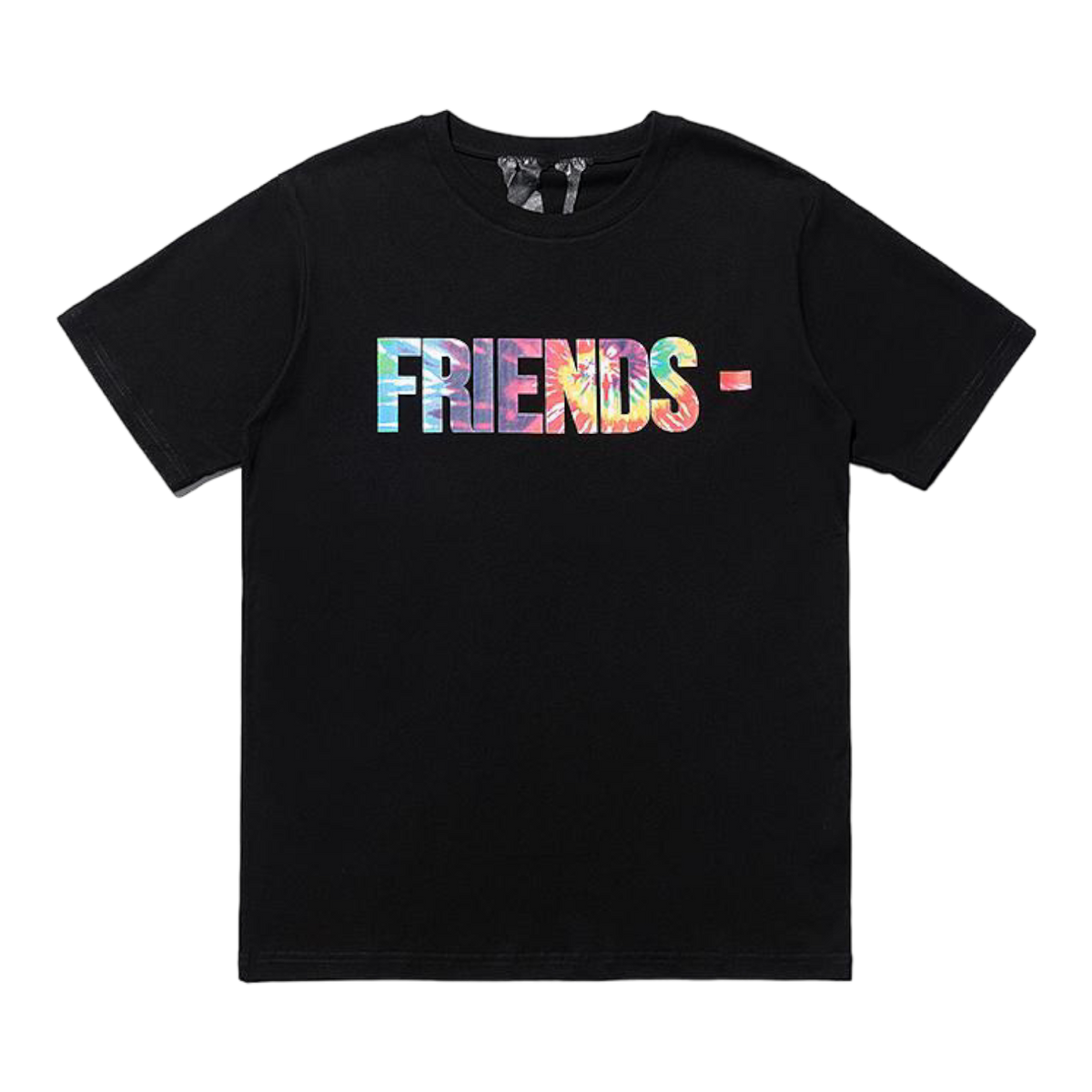 Vlone 21SS Vlone Tie Dye Rainbow Friends Tee - BLACK