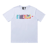 Vlone 21SS Vlone Tie Dye Rainbow Friends Tee - WHITE