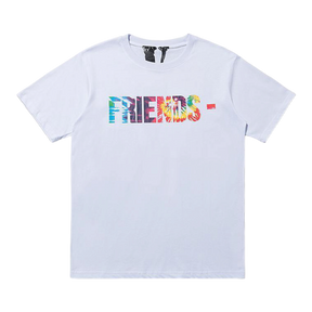 Vlone 21SS Vlone Tie Dye Rainbow Friends Tee - WHITE