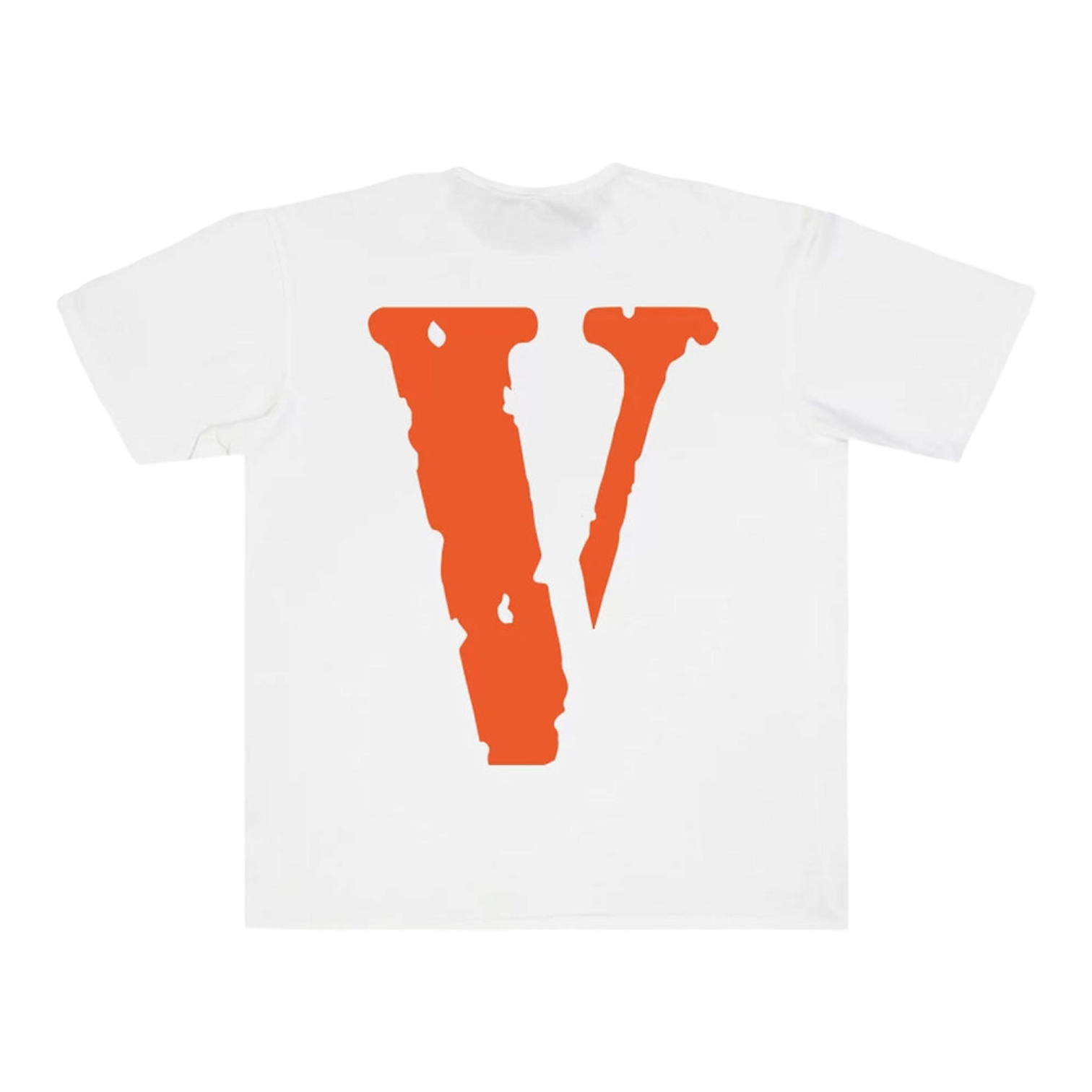 Vlone Staple T-Shirt 'White/Orange'