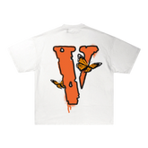 Vlone x Juice WRLD Butterfly Tee 'White'