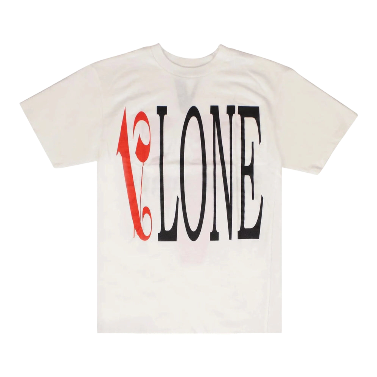 Vlone x Palm Angels Logo T-Shirt 'White/Red'