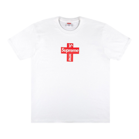 Supreme Cross Box Logo Tee 'White'