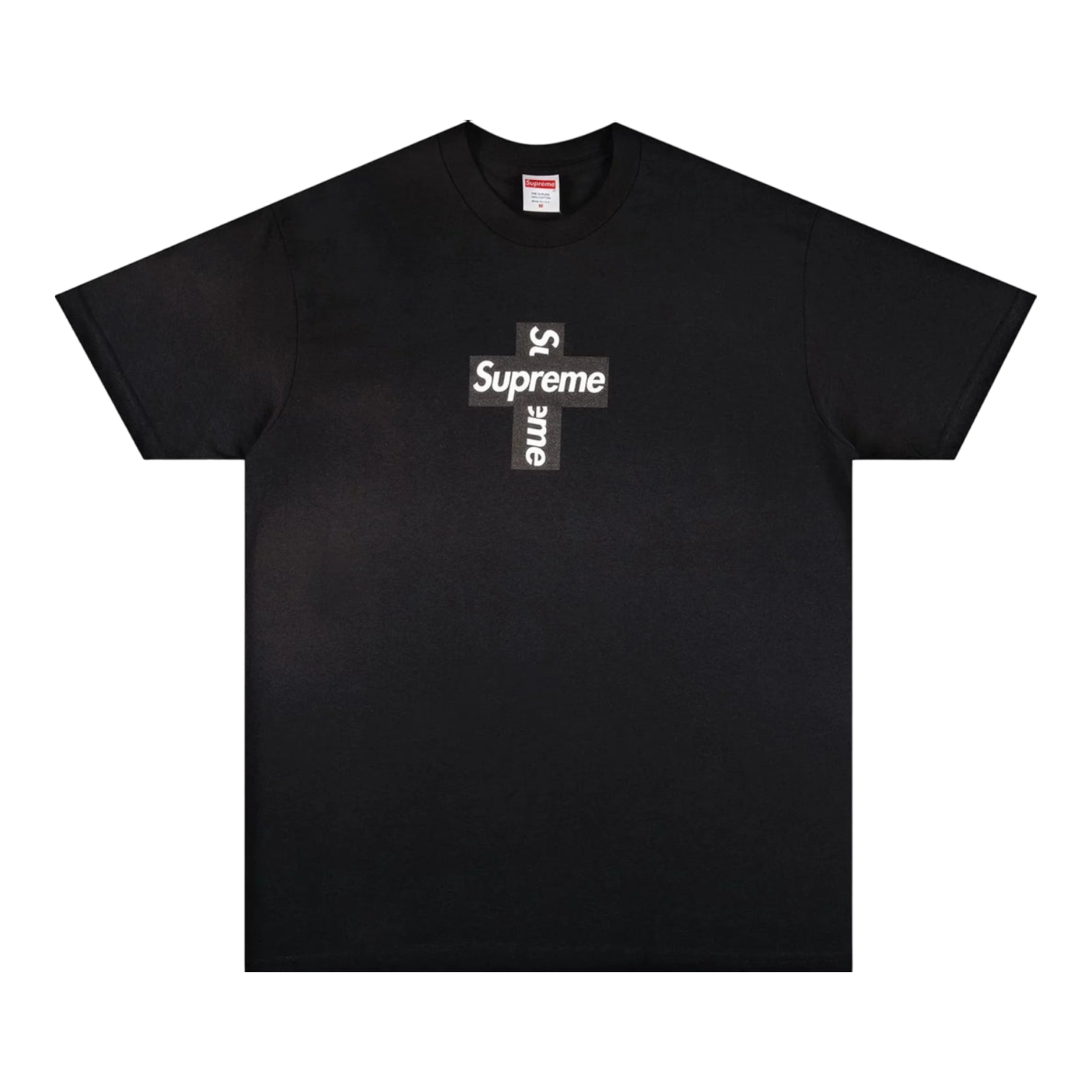 Supreme Cross Box Logo Tee 'Black'