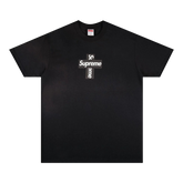 Supreme Cross Box Logo Tee 'Black'