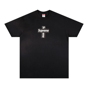 Supreme Cross Box Logo Tee 'Black'