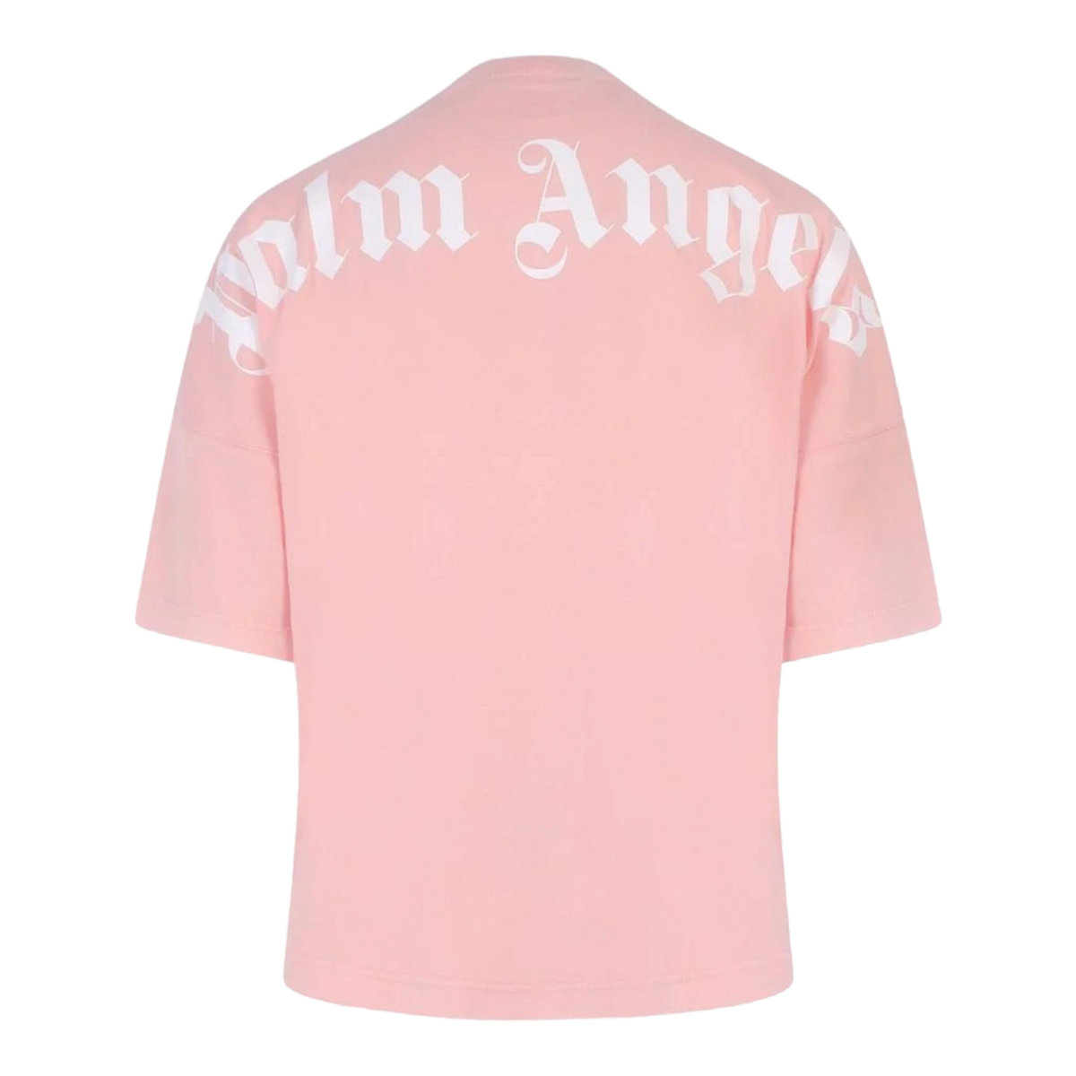 Palm Angels SS22 Mock Neck Tee - Salmon Pink