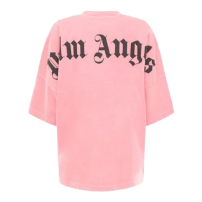 Palm Angels SS22 Mock Neck Tee - Blossom Pink