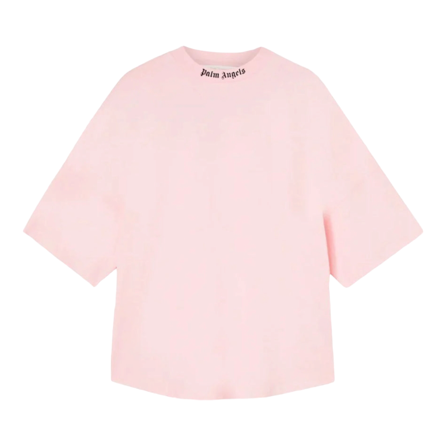Palm Angels SS22 Mock Neck Tee - Salmon Pink