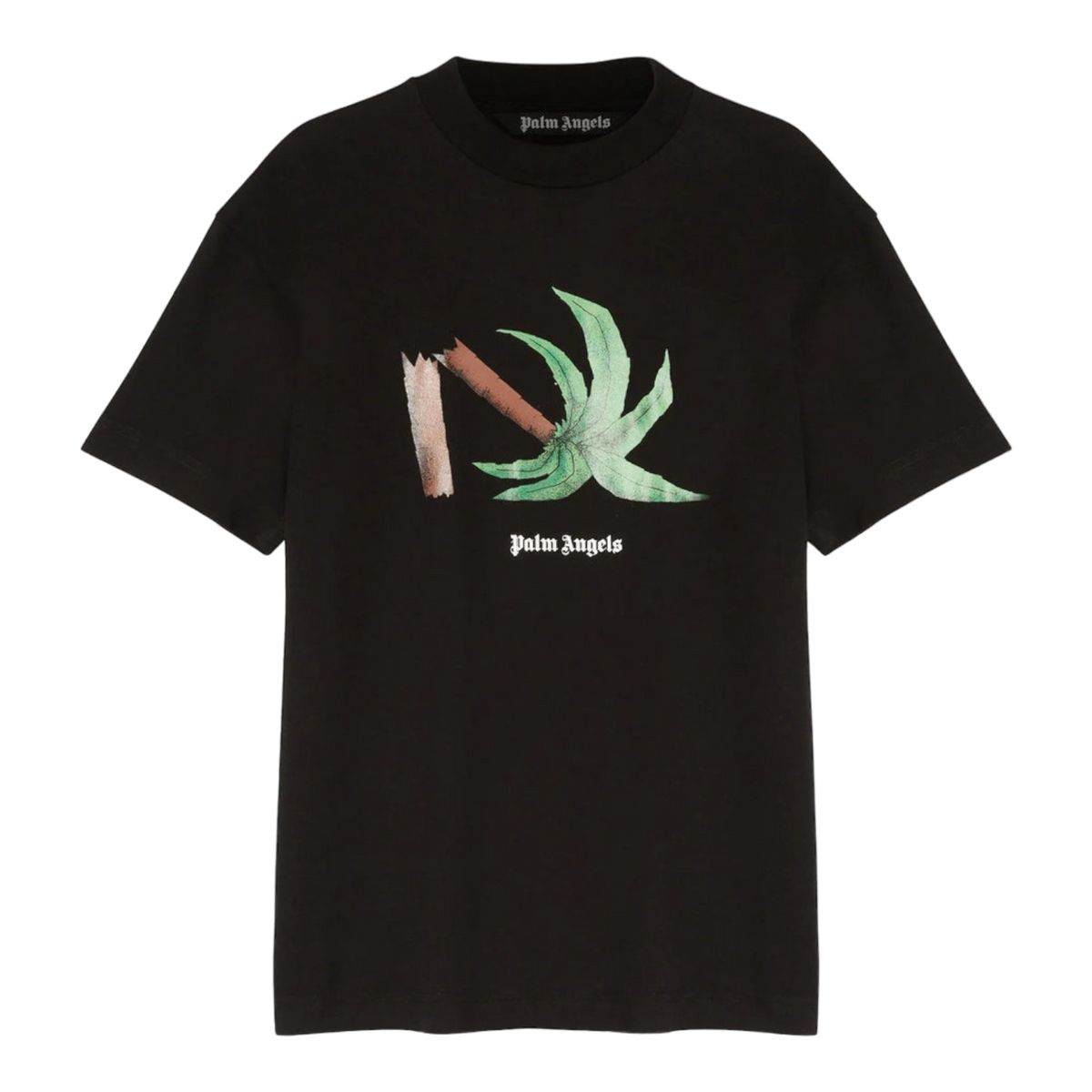 Palm Angels SS22 Broken Palm Tee - Black