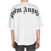 Palm Angels Mock Neck Tee - White