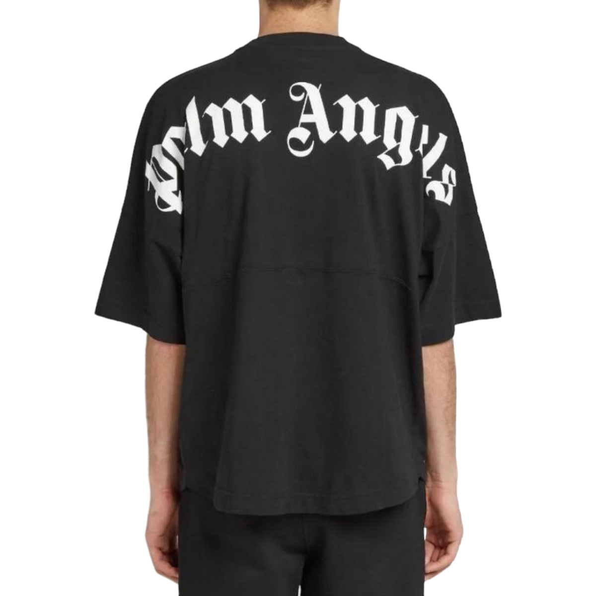 Palm Angels Mock Neck Tee - Black