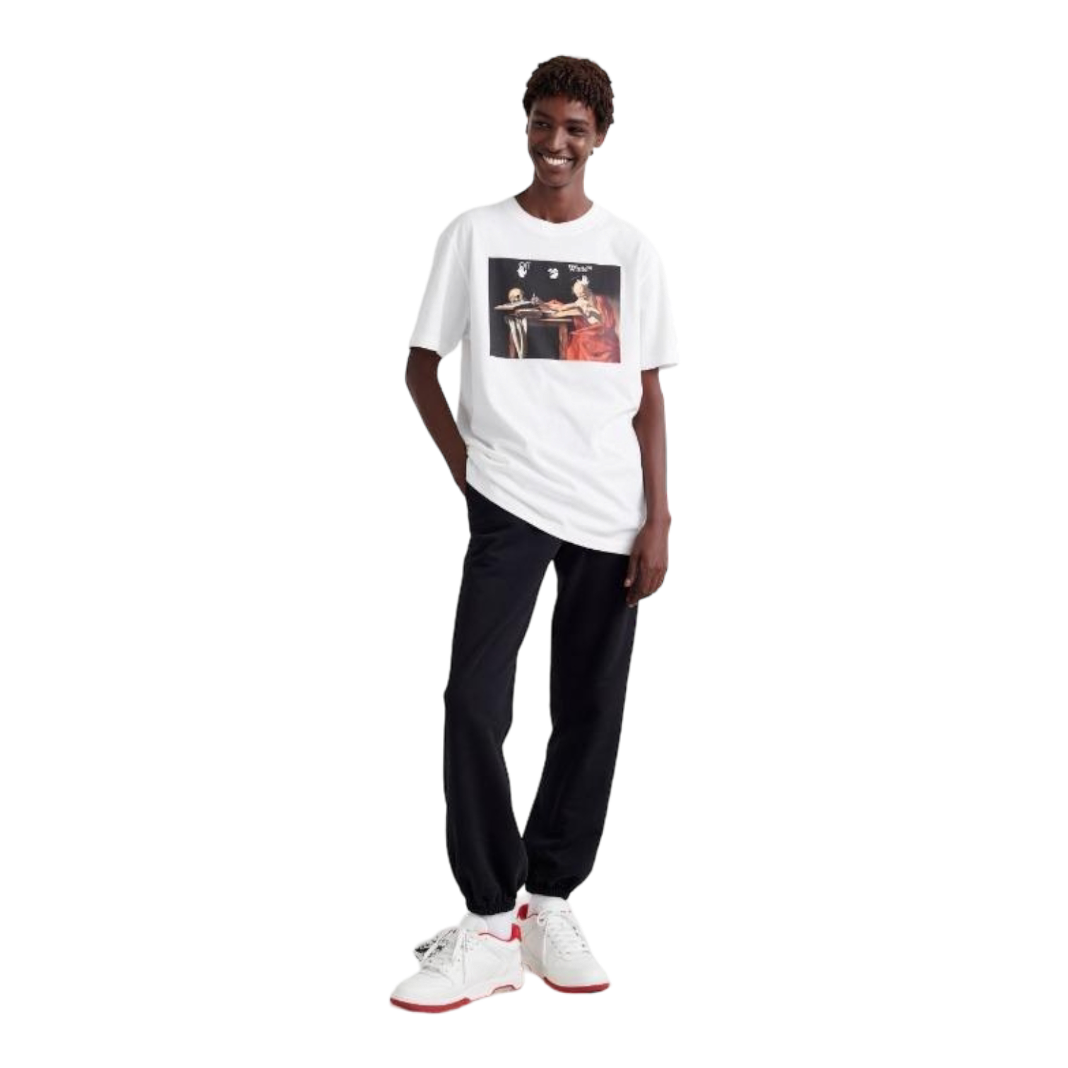 Off White Caravaggio Graphic Tee - White