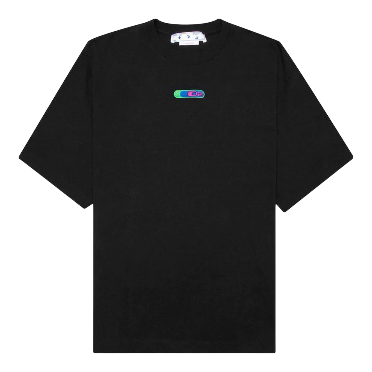 Off White Weed Arrows Over Skate Black Tee