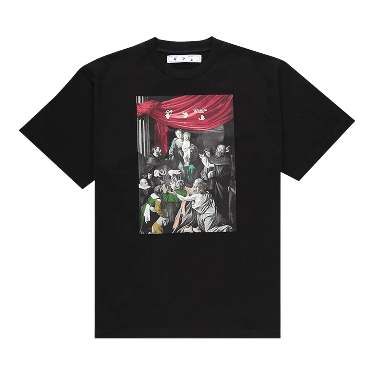 Off White Caravaggio Painting Black Tee