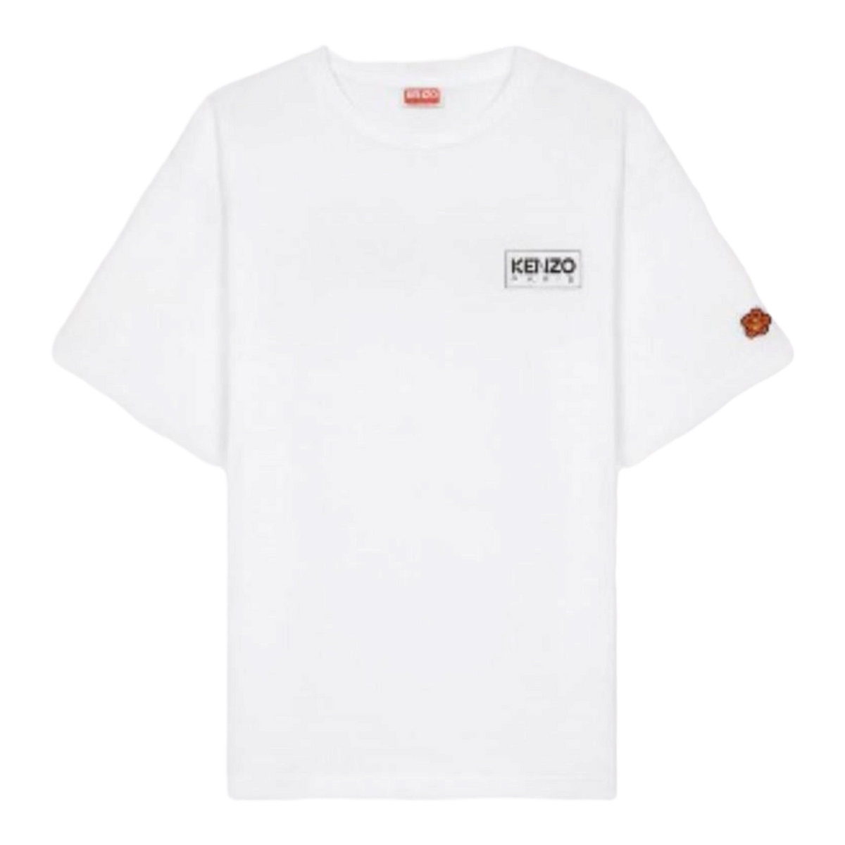 Kenzo Paris Small Square Logo Tee - White