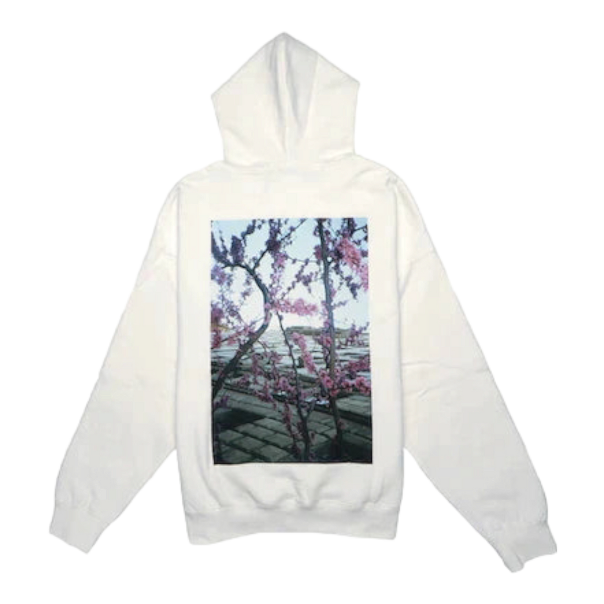 Essentials SS19 Floral Hoodie (White)