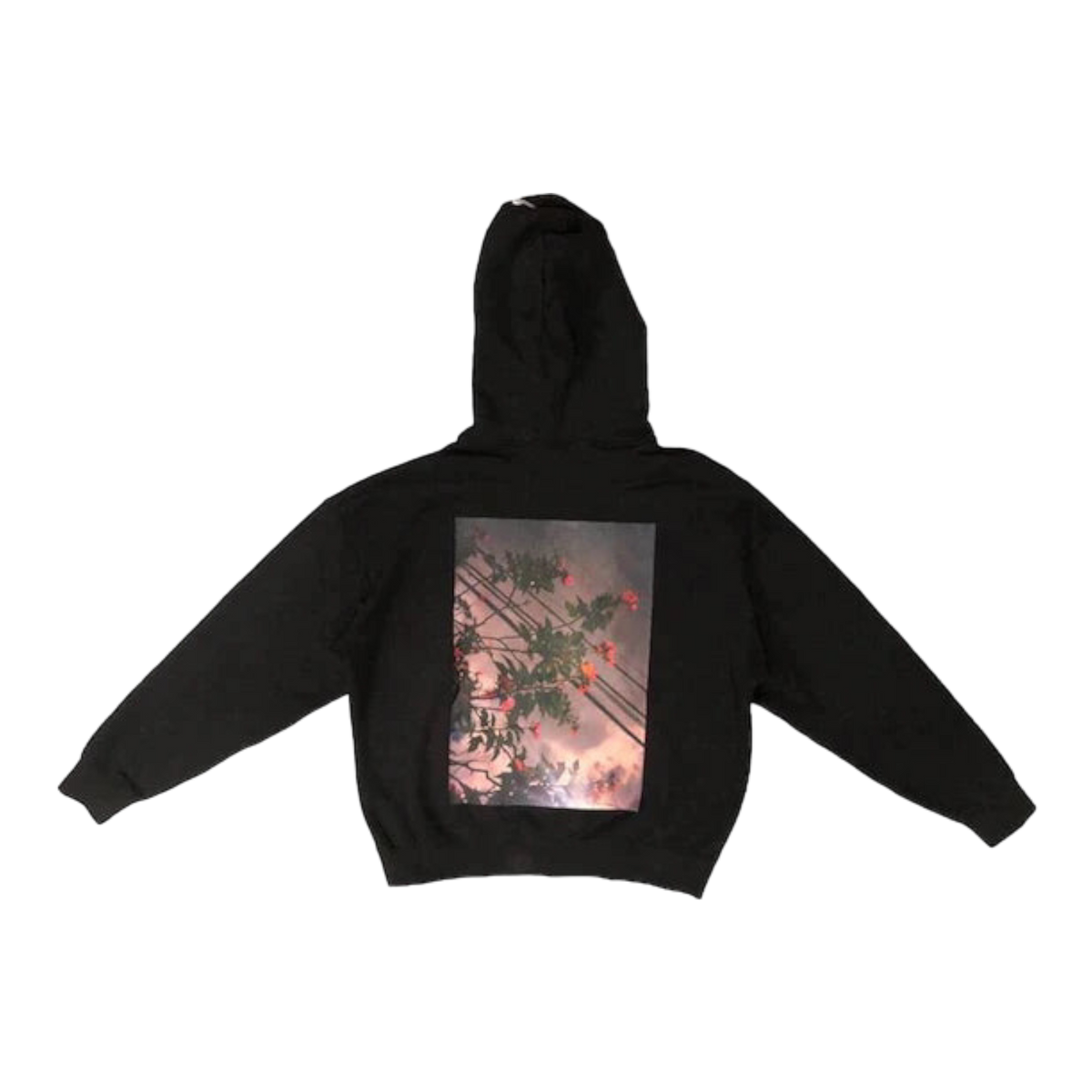 Essentials SS19 Floral Hoodie (Black)