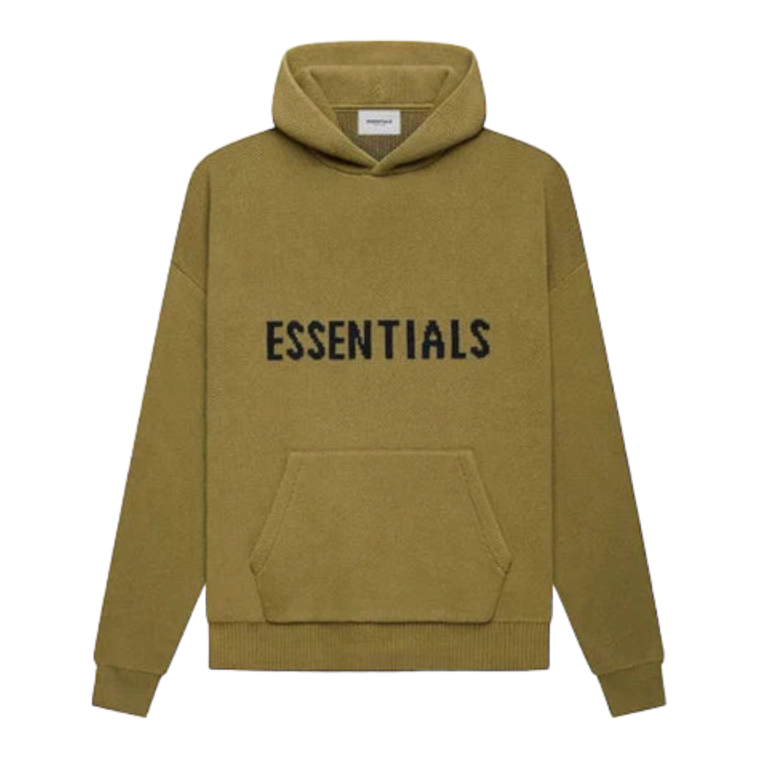 Essentials Knit Pullover Hoodie Amber