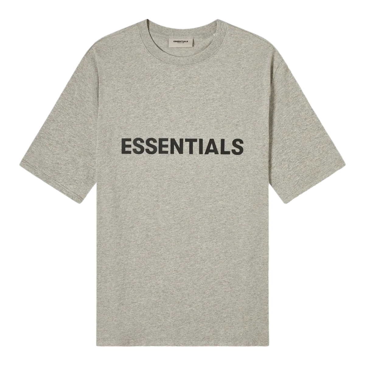 Essentials Front Logo Tee SS20 Heather Oat