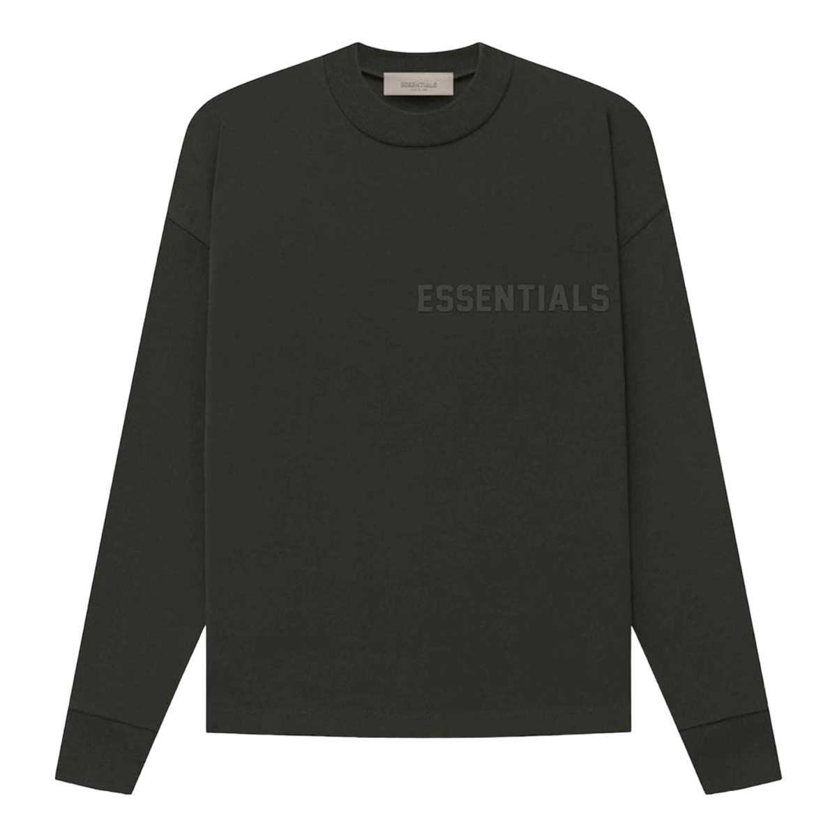 Essentials Off Black Long Sleeve T-Shirt