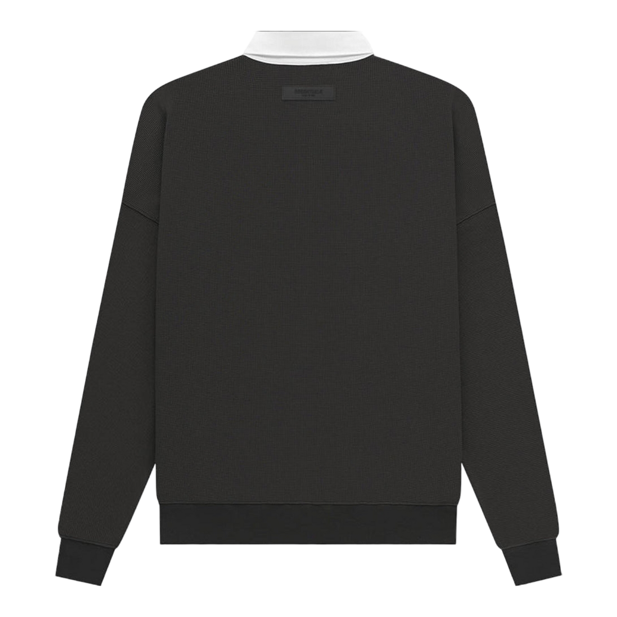 Essentials Off Black Rugby Sweatshirt