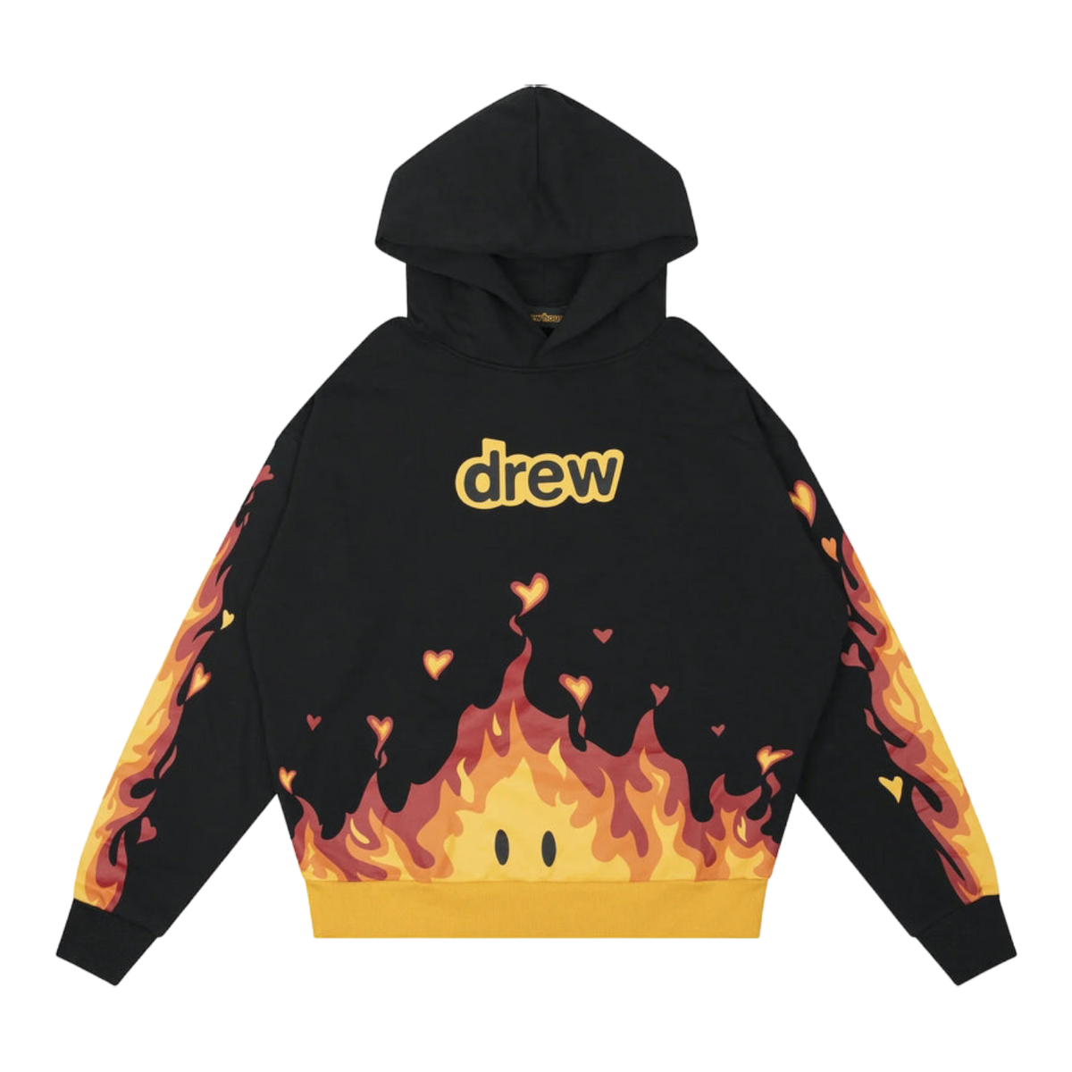 Drew House Fire Hoodie Black