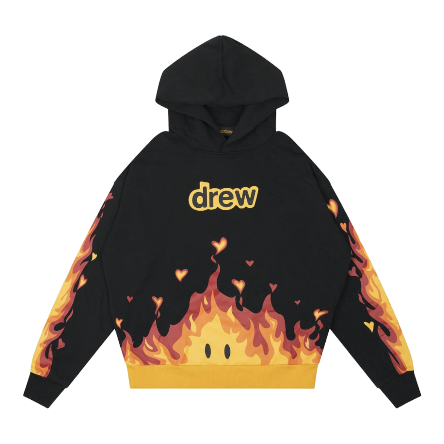 Drew House Fire Hoodie Black