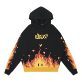 Drew House Fire Hoodie Black