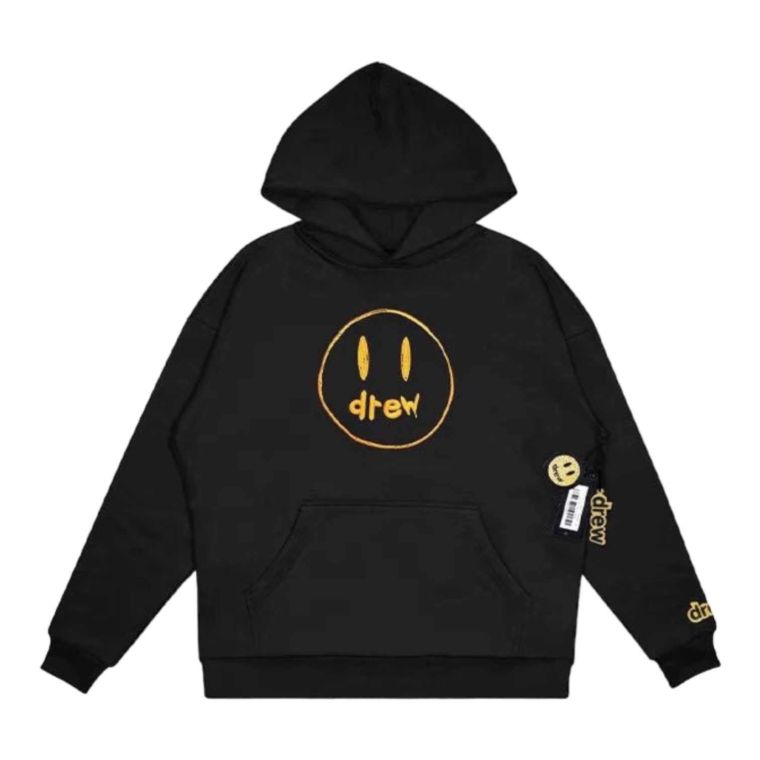 Drew House SSENSE Exclusive Painted Mascot Hoodie BlacK