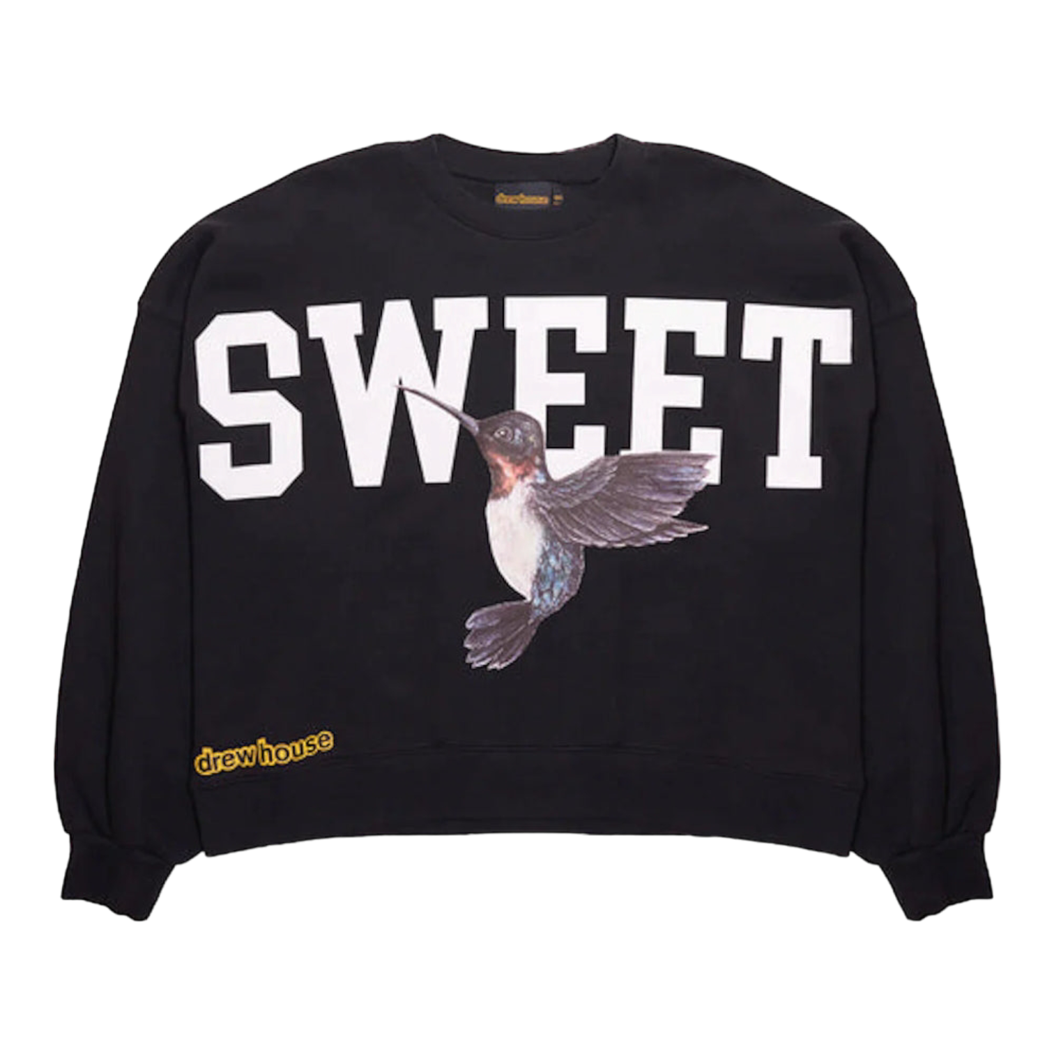 Drew House Sweet Boxy Crewneck Black