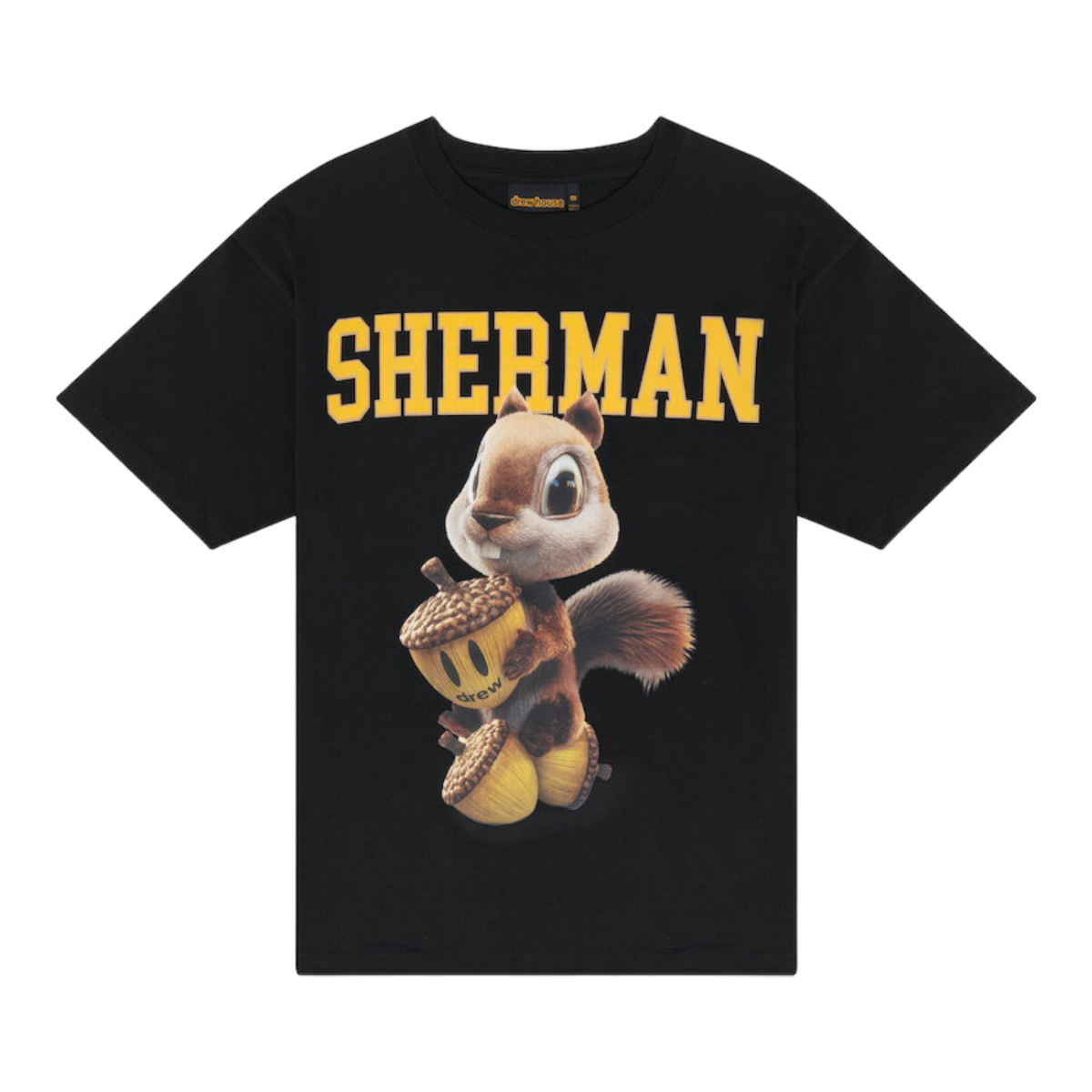 Drew House 3D Sherman SS Black Tee