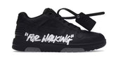 OFF-WHITE black and white Out Of Office OOO "For Walking" Low Tops